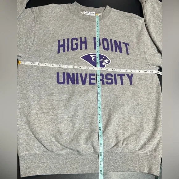 Champion High Point University Panthers Gray Crewneck Sweatshirt - Picture 6 of 10